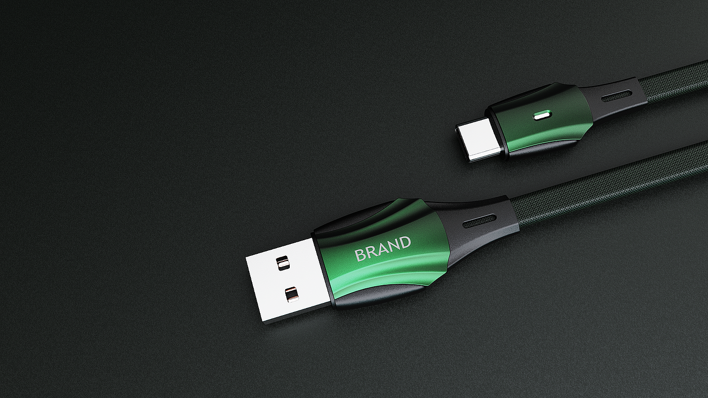 Data line design，cable，Data line rendering，