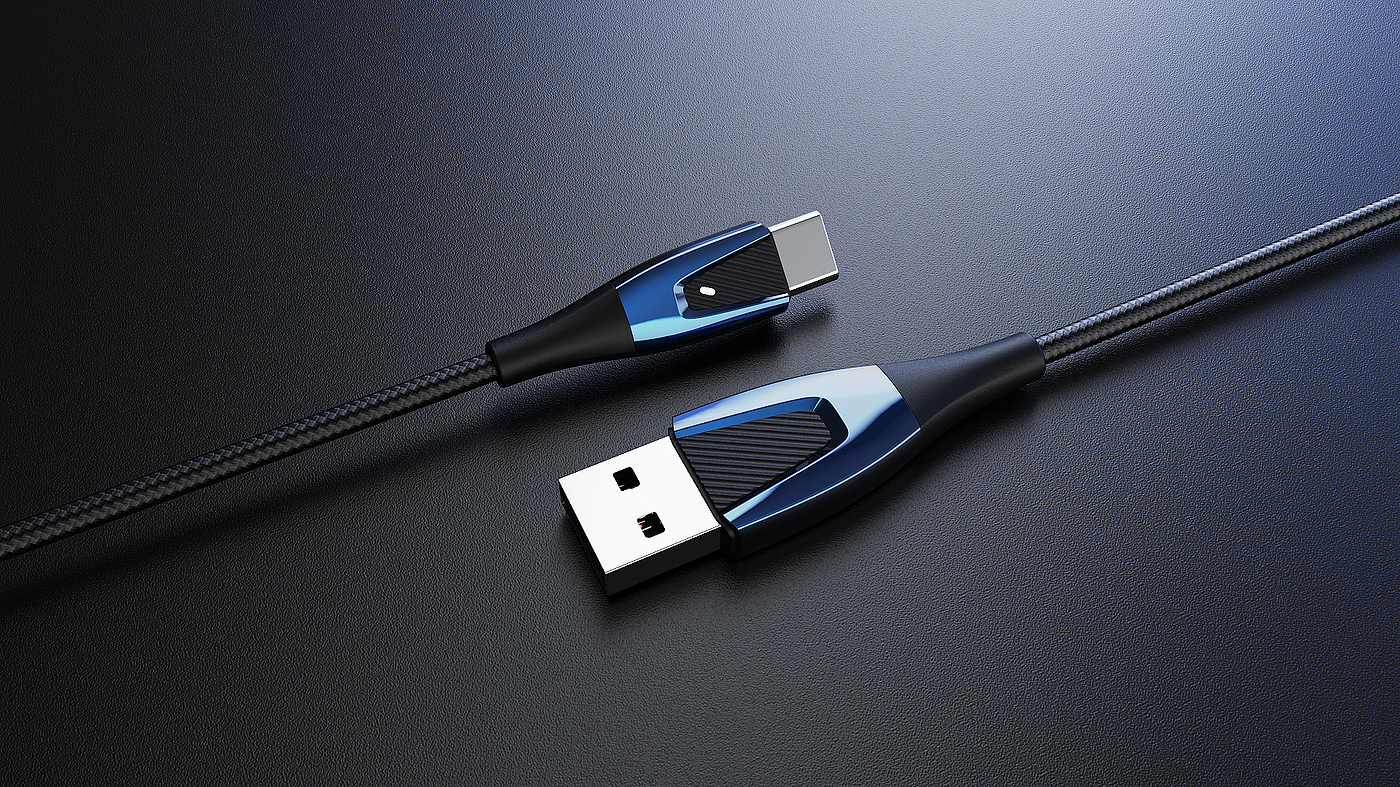 Data line design，cable，Data line rendering，