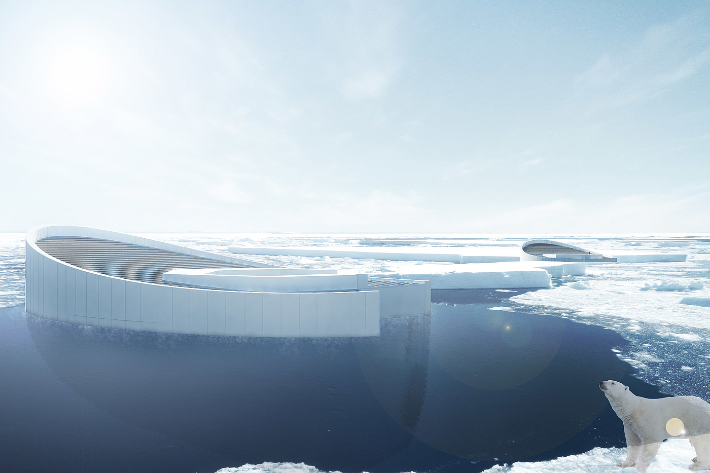 arctic，iceberg，climate change，concept，