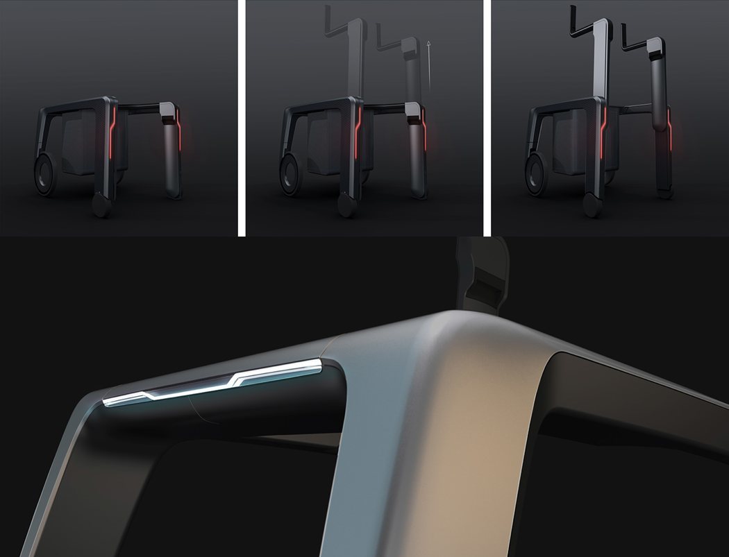 Simplicity，new type，intelligence，Convenient brake control，smooth，