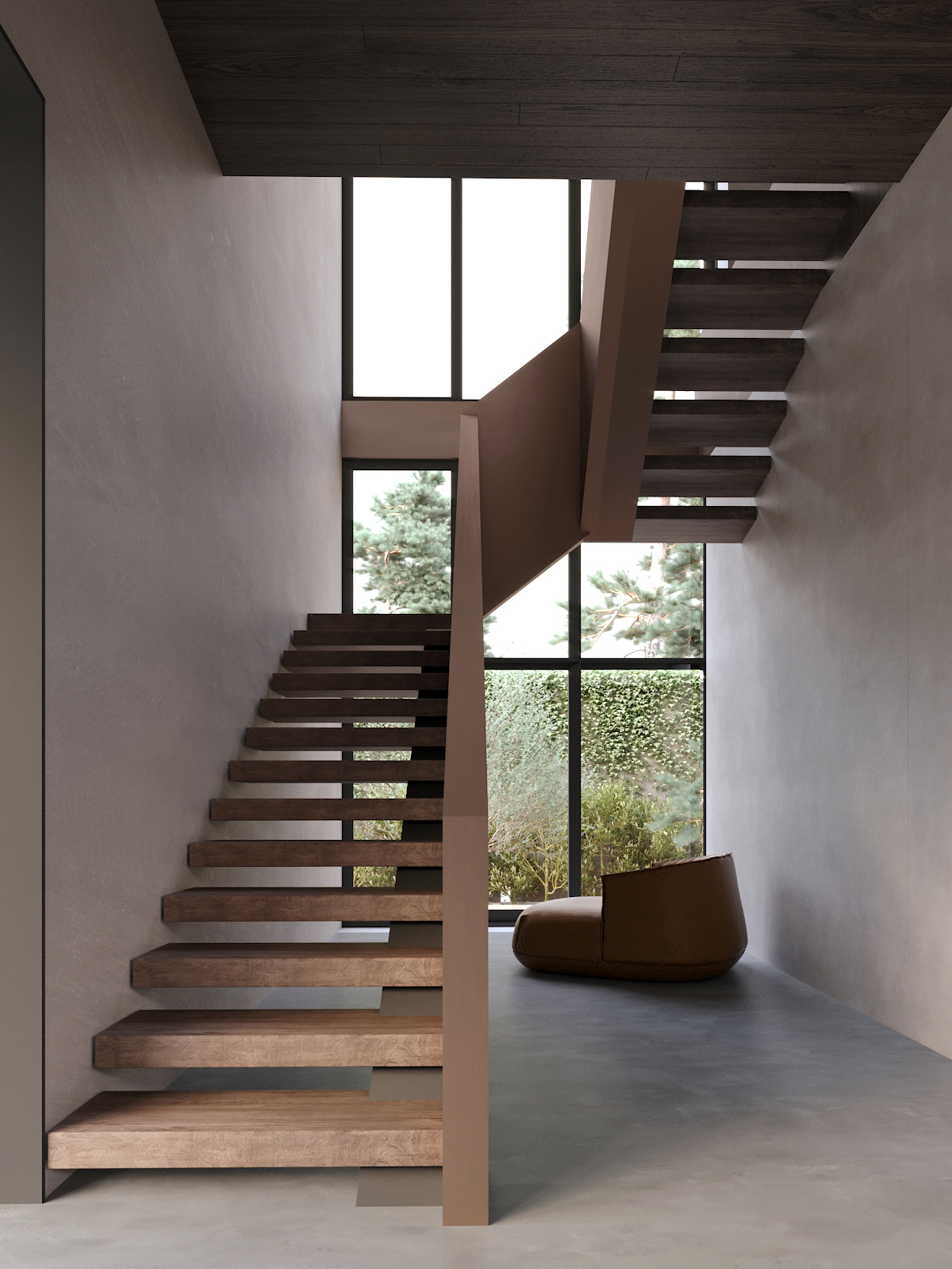 Interior design，wood，classical，bedroom，a living room，