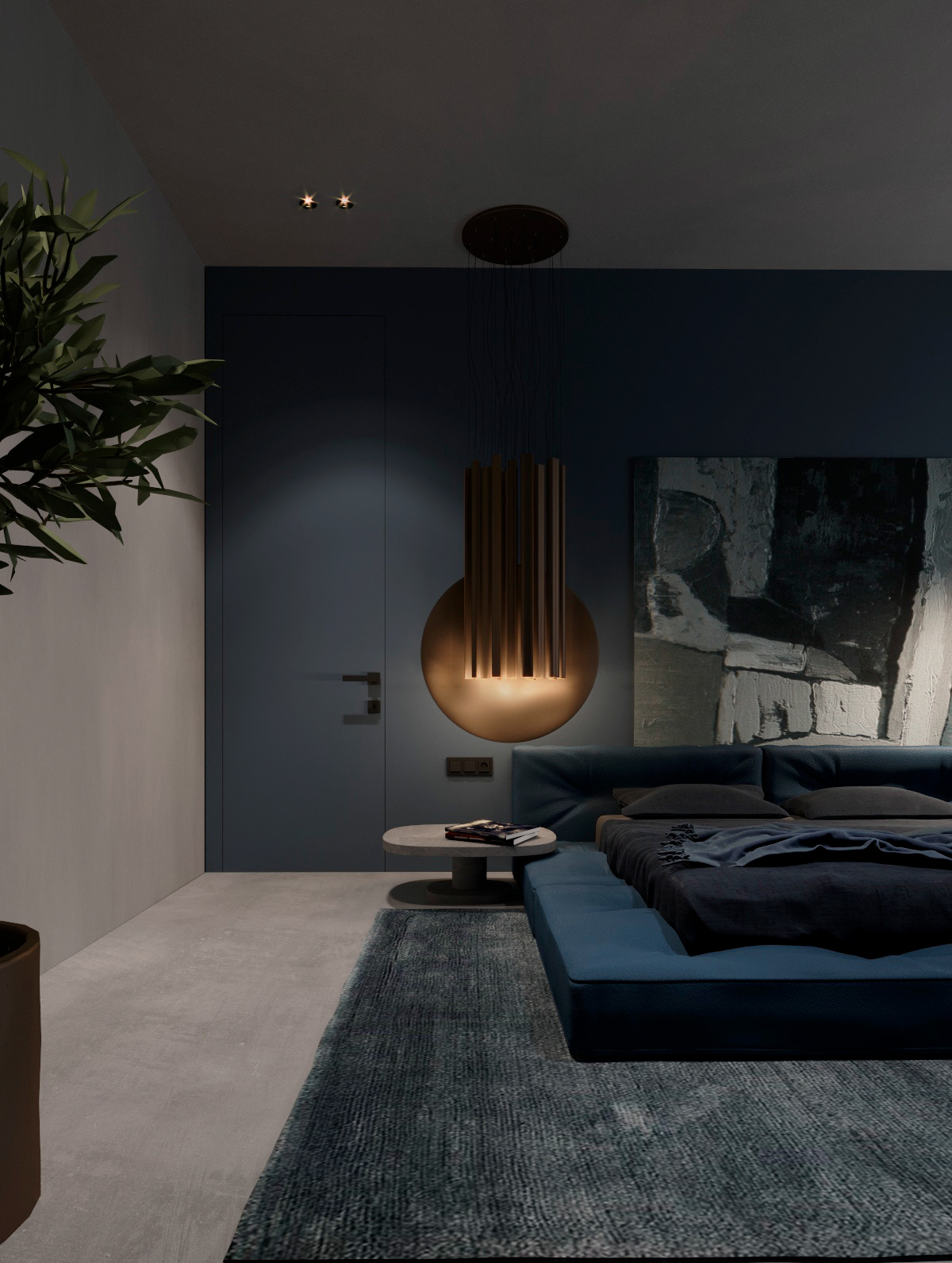 Interior design，wood，classical，bedroom，a living room，