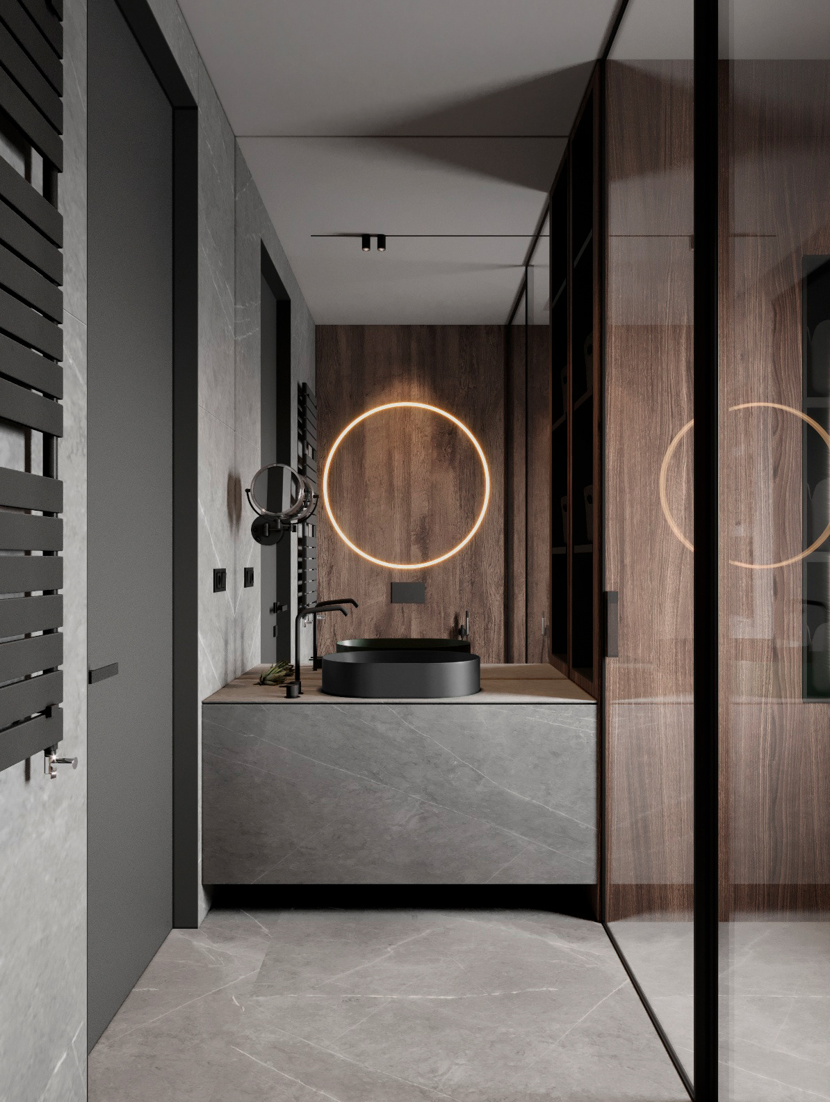 Interior design，wood，classical，bedroom，a living room，