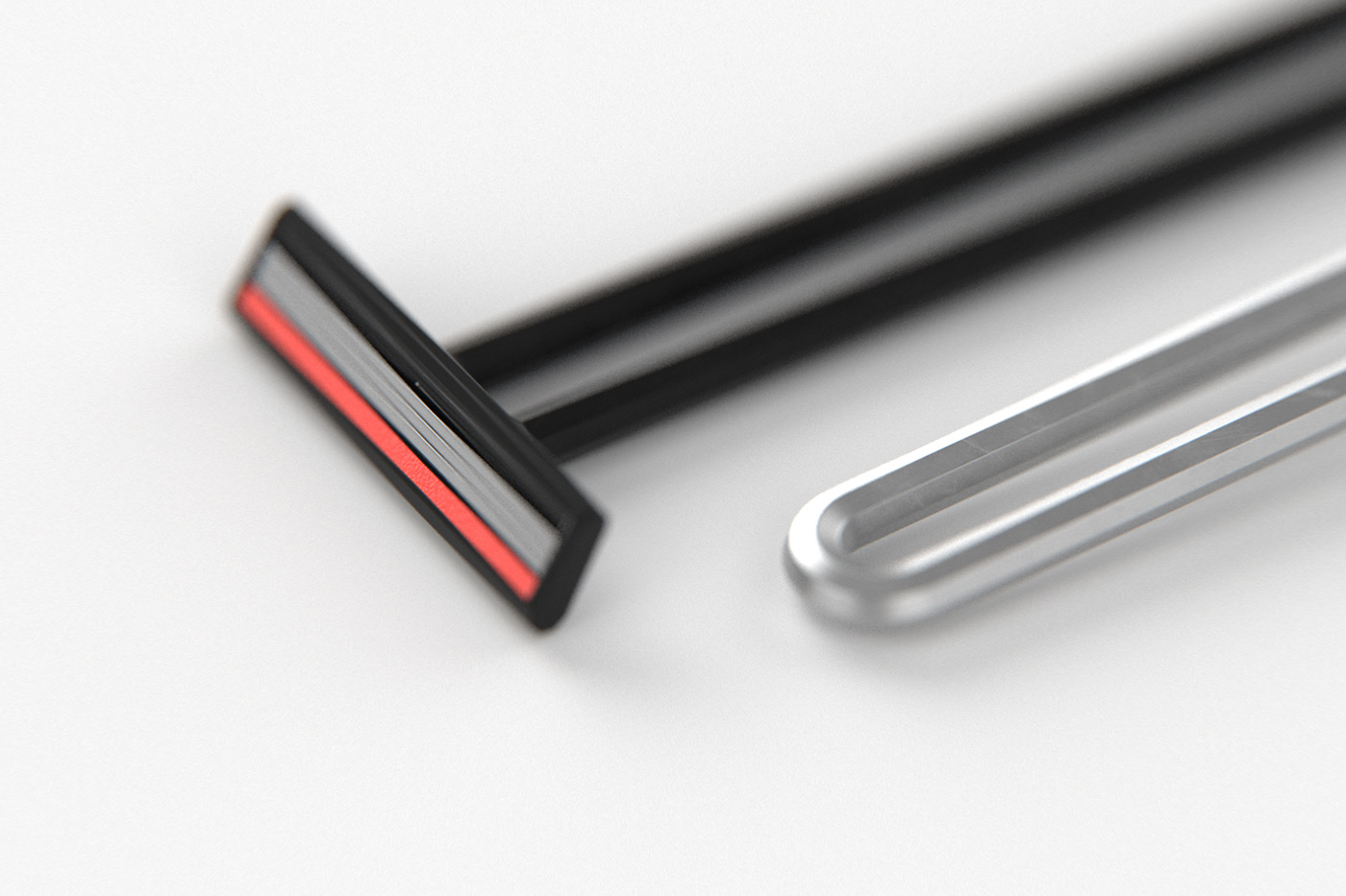 razor，Simplicity，Metal，3dsmax，vray，