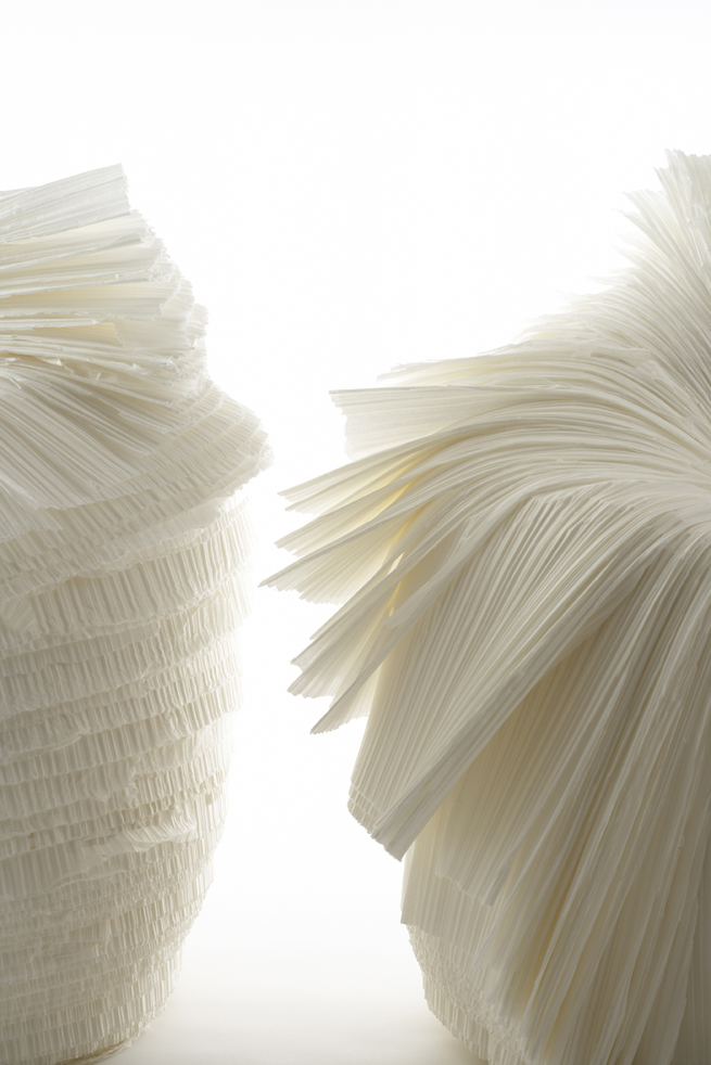 Cabbage chair，Paper chair，Folding chair，”Step back "design，Design master，Sato Da，