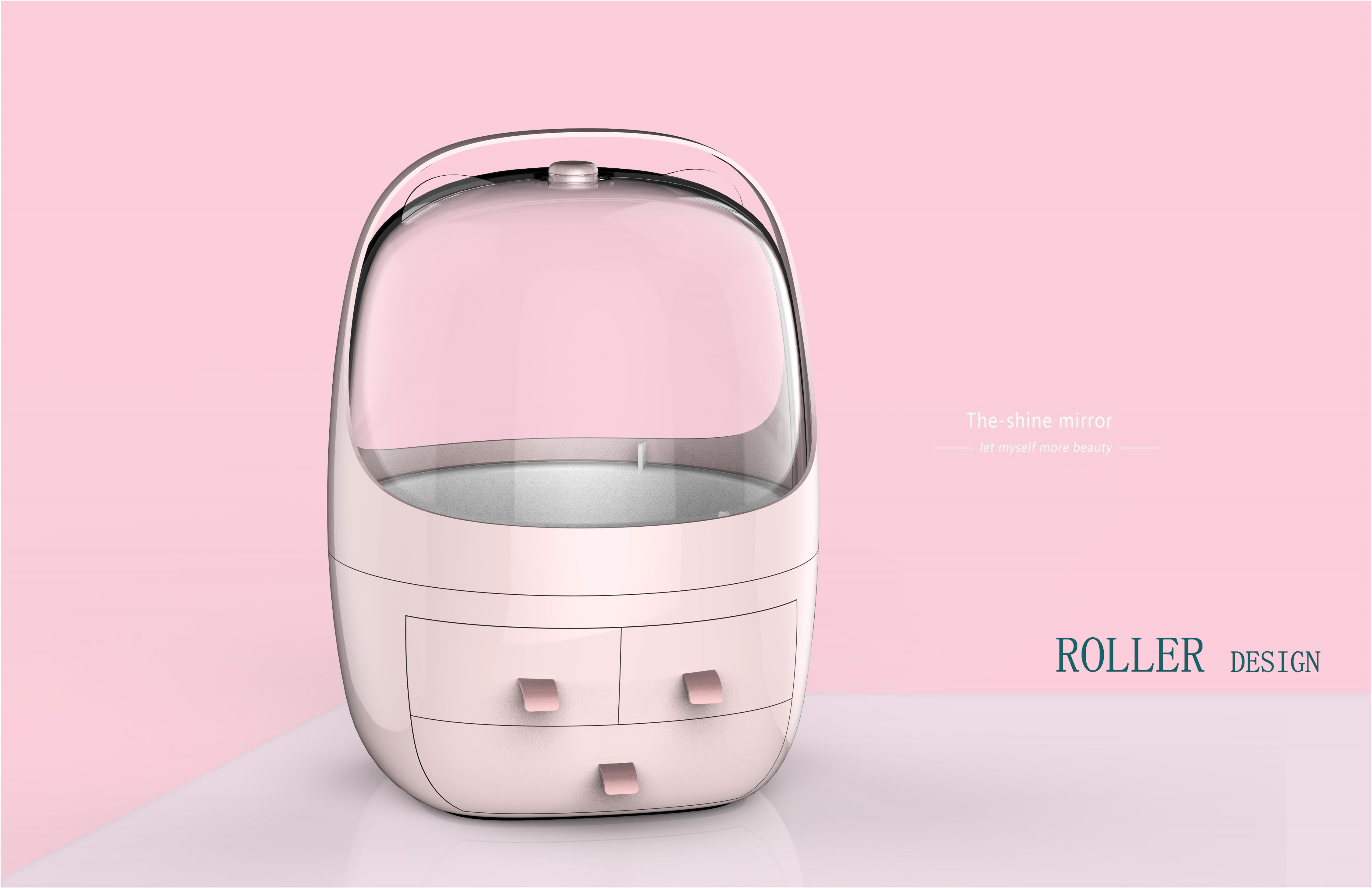 Beauty makeup，Personal care，storage box，Cosmetic storage，