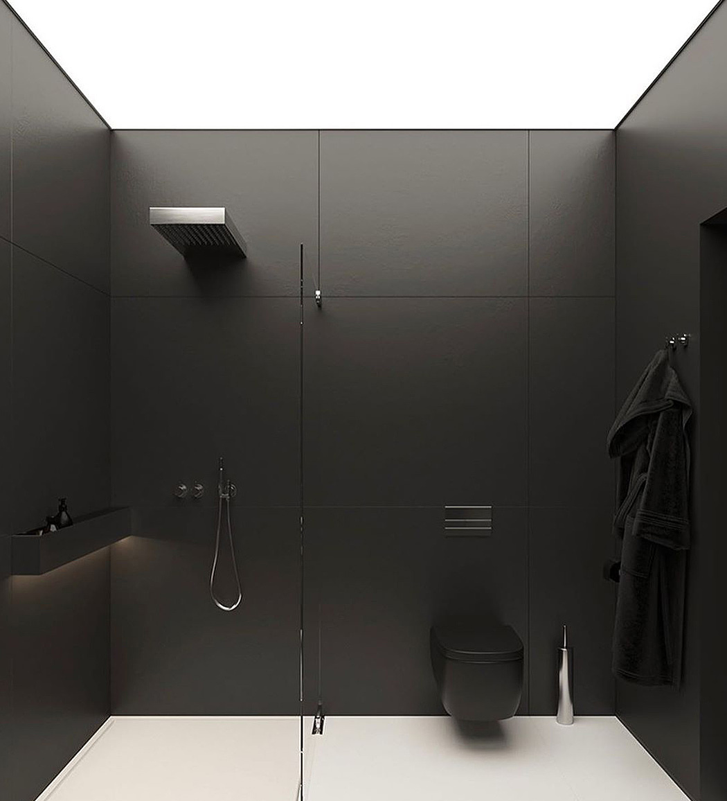 ALL BLACK，Interior design，modern，Simplicity，