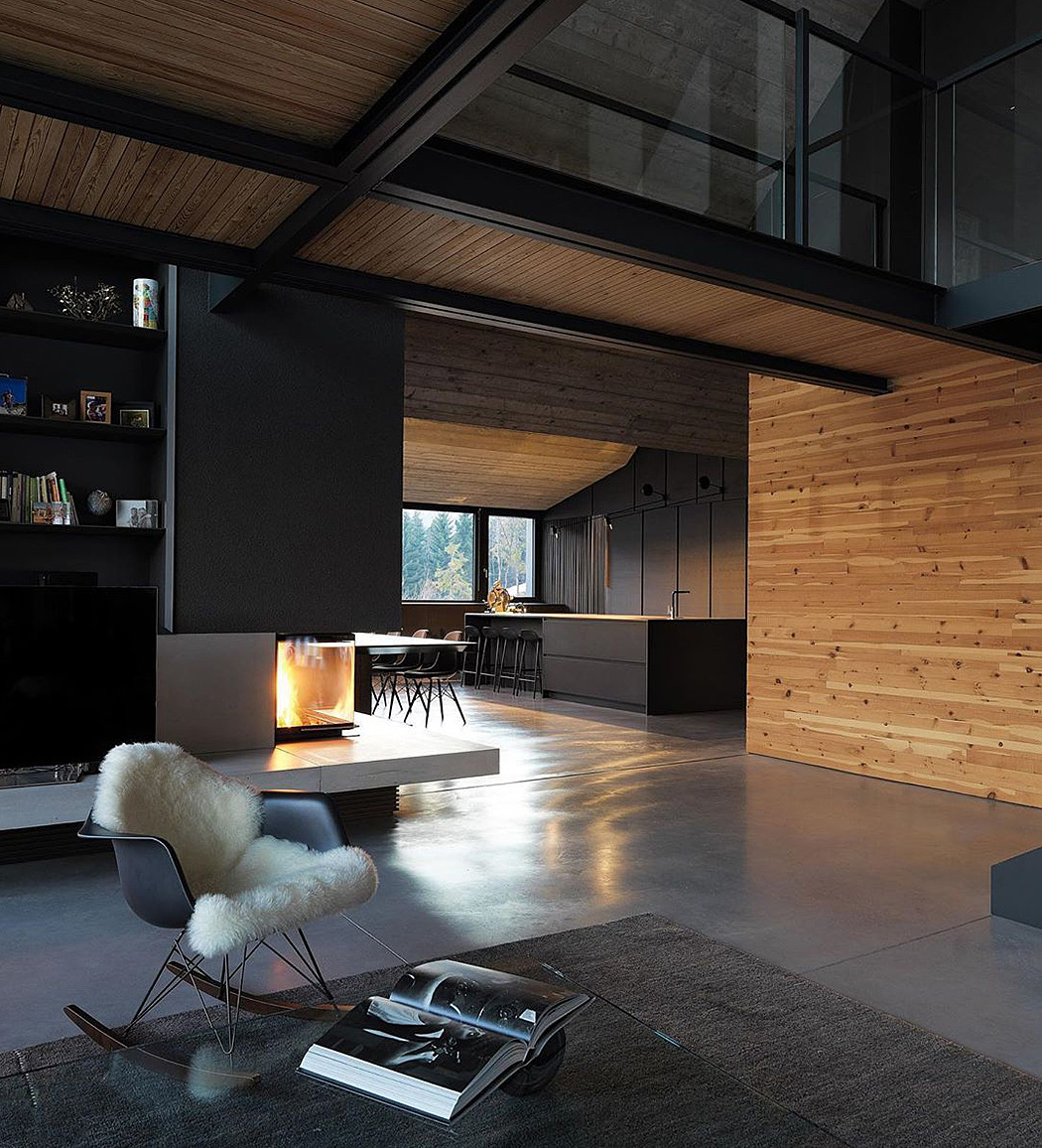 ALL BLACK，Interior design，modern，Simplicity，