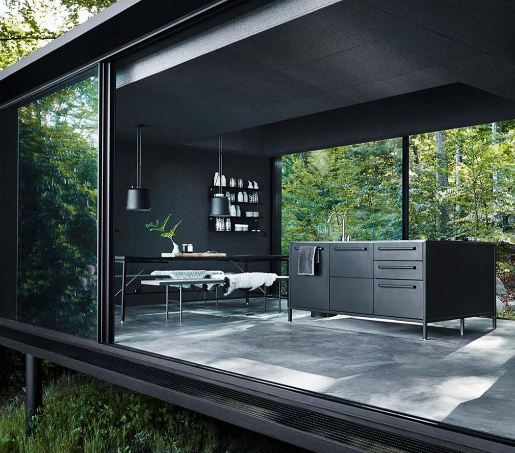 ALL BLACK，Interior design，modern，Simplicity，