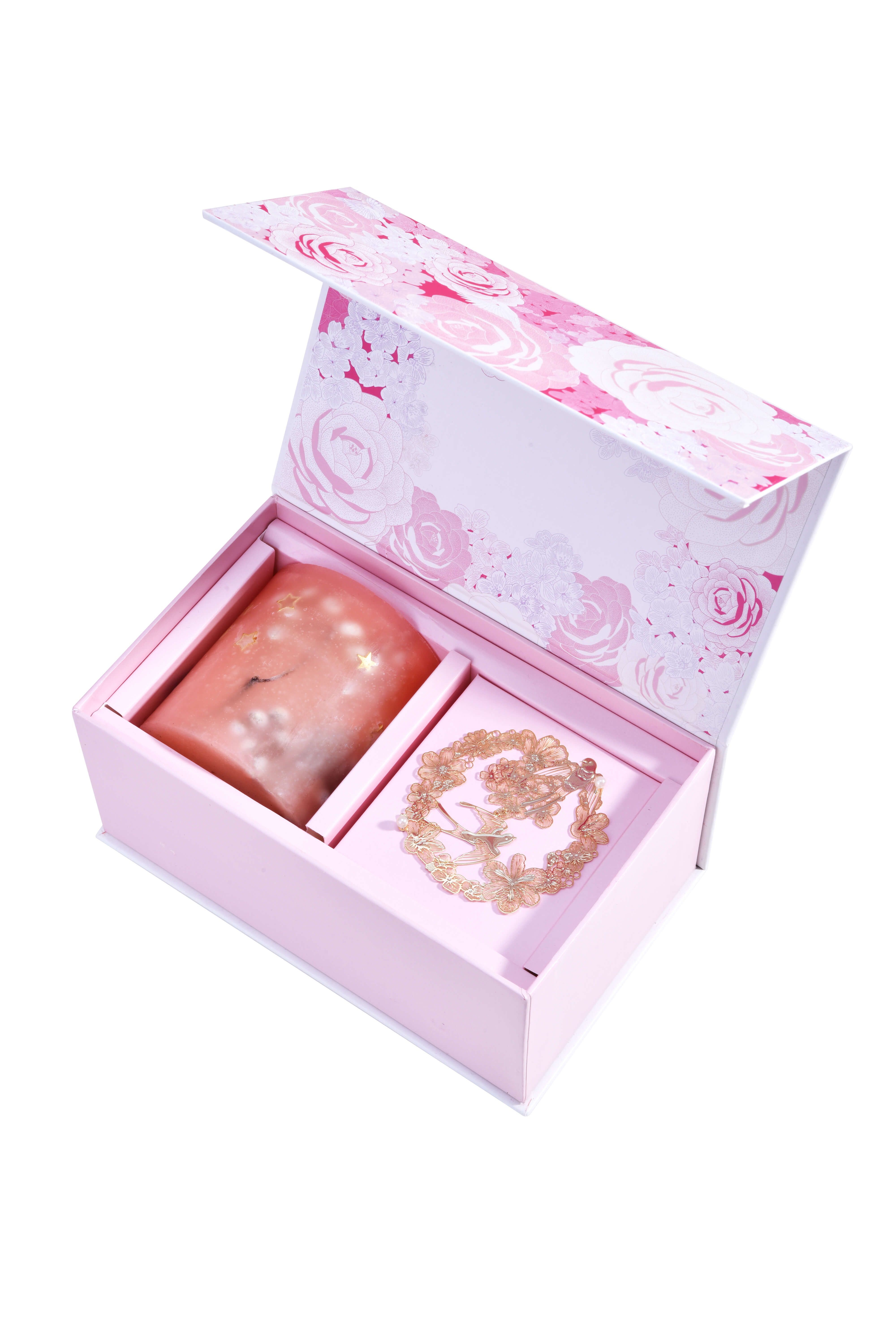 Gift box，delicate，bookmark，candle，Design，packing，