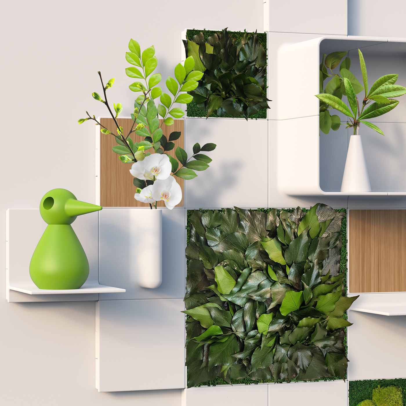 garden，Design，originality，flower，green，courtyard，beautify，