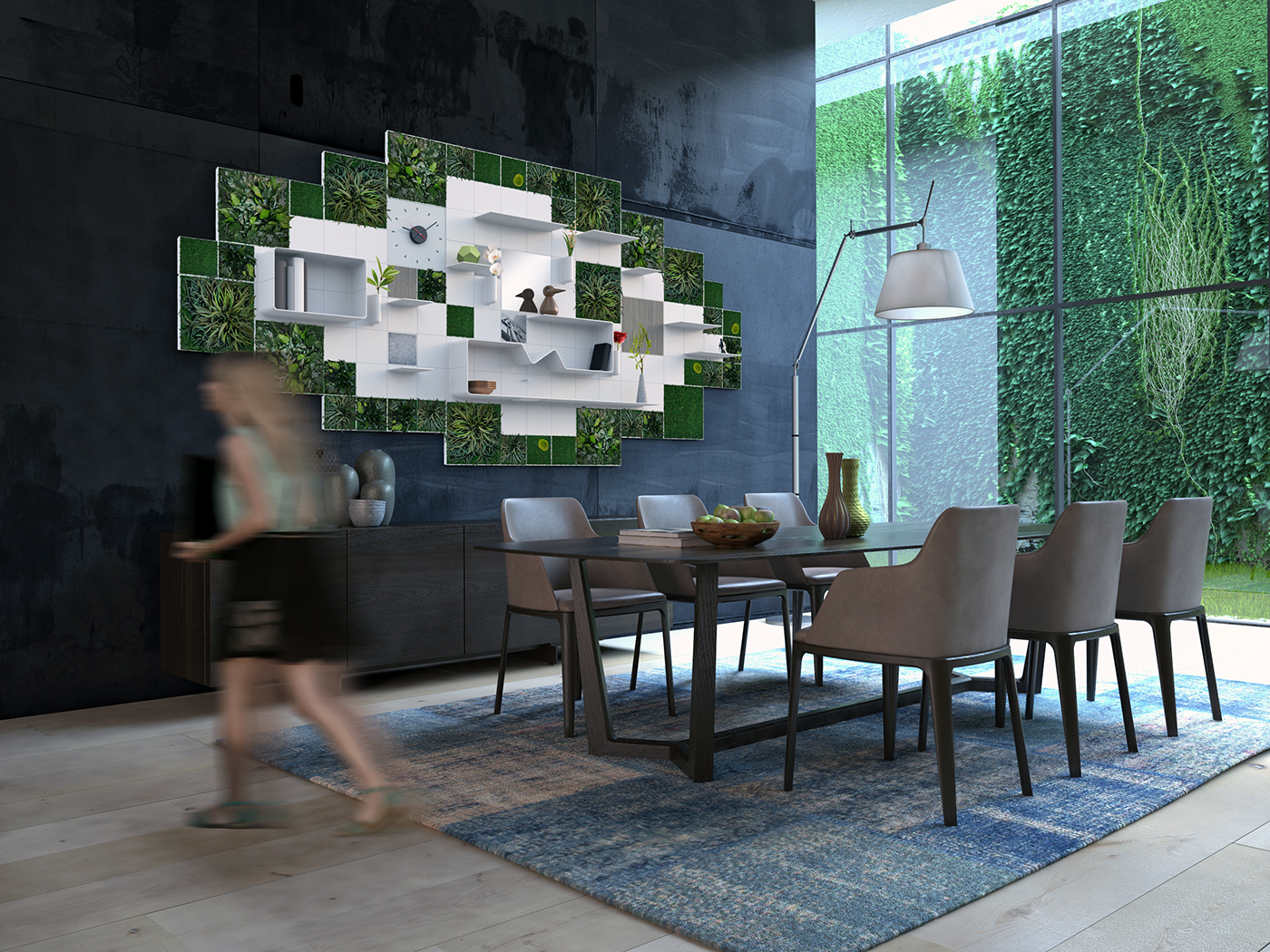 garden，Design，originality，flower，green，courtyard，beautify，