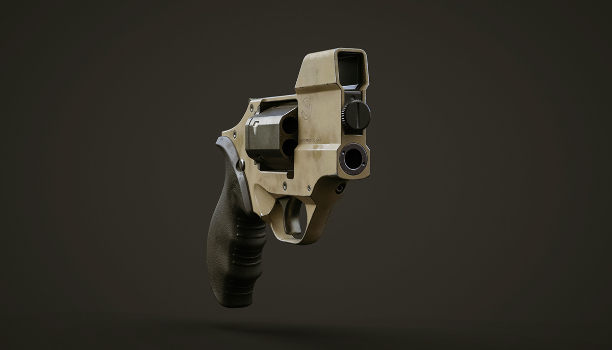 Left wheel，Pistol，originality，Design，military，