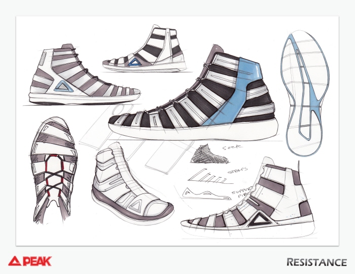 sneakers，Peak，shoes，outdoors，motion，