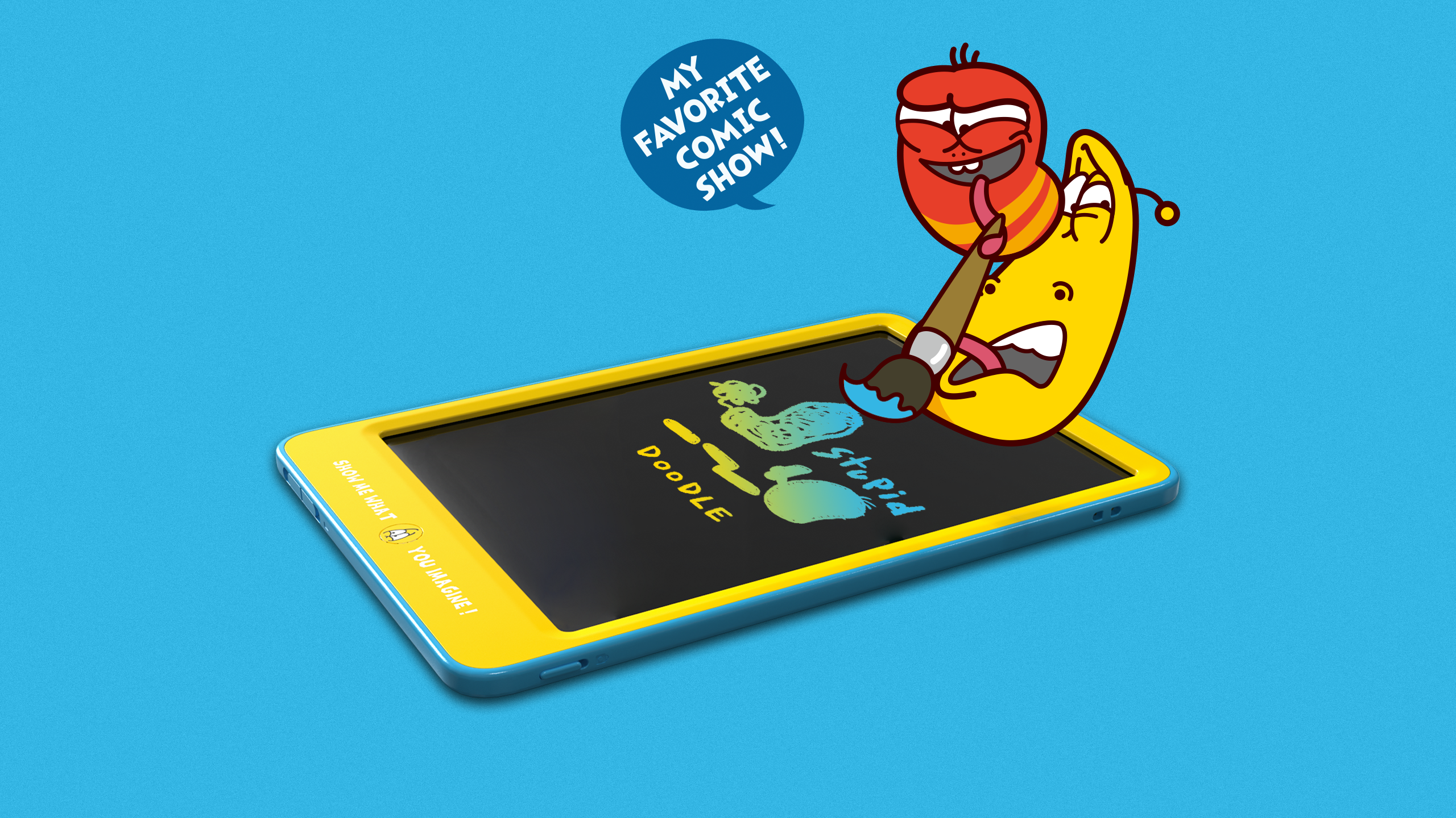 IP，Handwriting board，children，liquid crystal，Handwriting board，Hand drawn，paint brush，