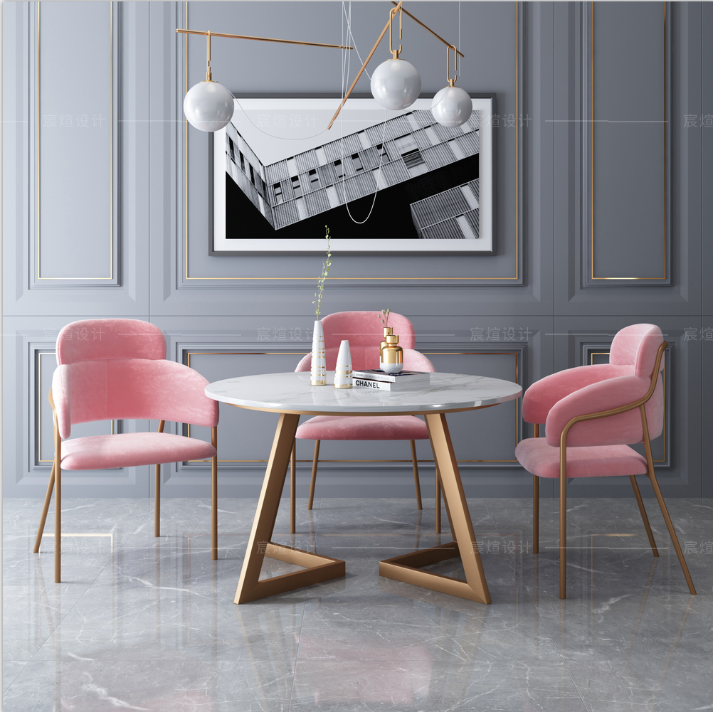 Modeling and rendering，furniture，modern，Leisure chair，