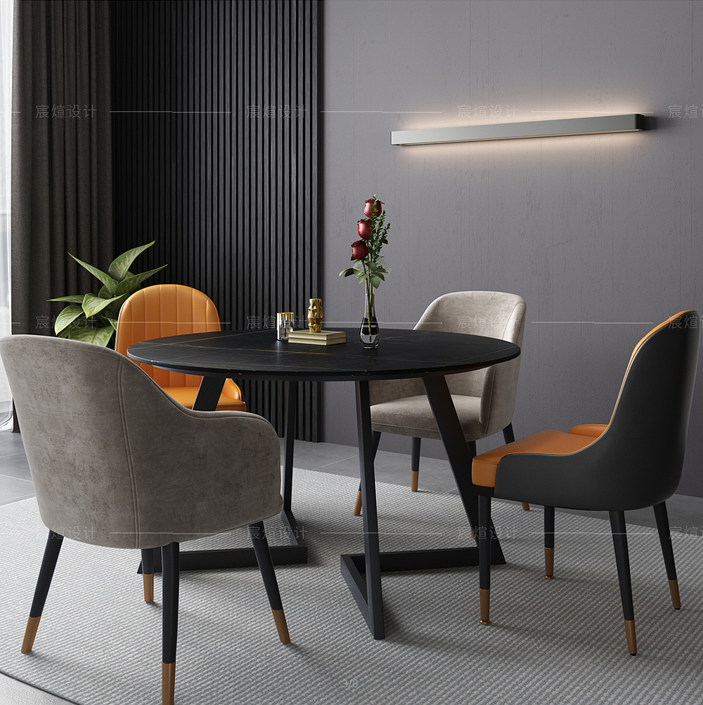 Modeling and rendering，furniture，modern，Leisure chair，