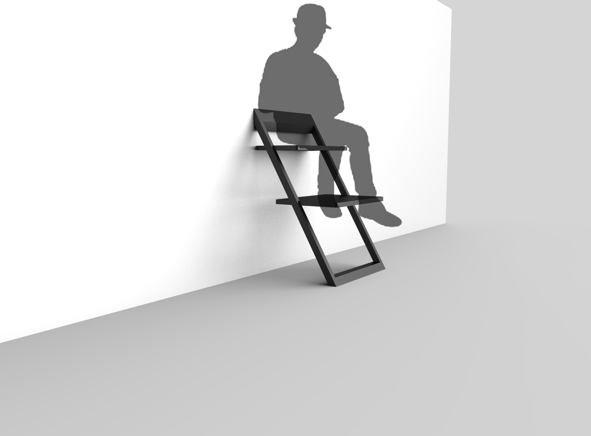 ladder，chair，