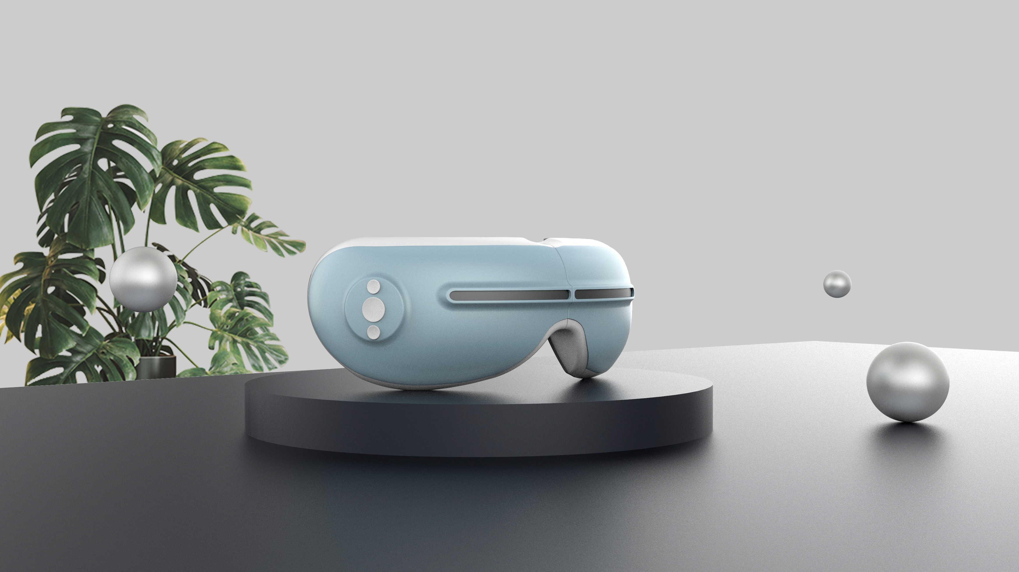 Design of eye massage instrument，