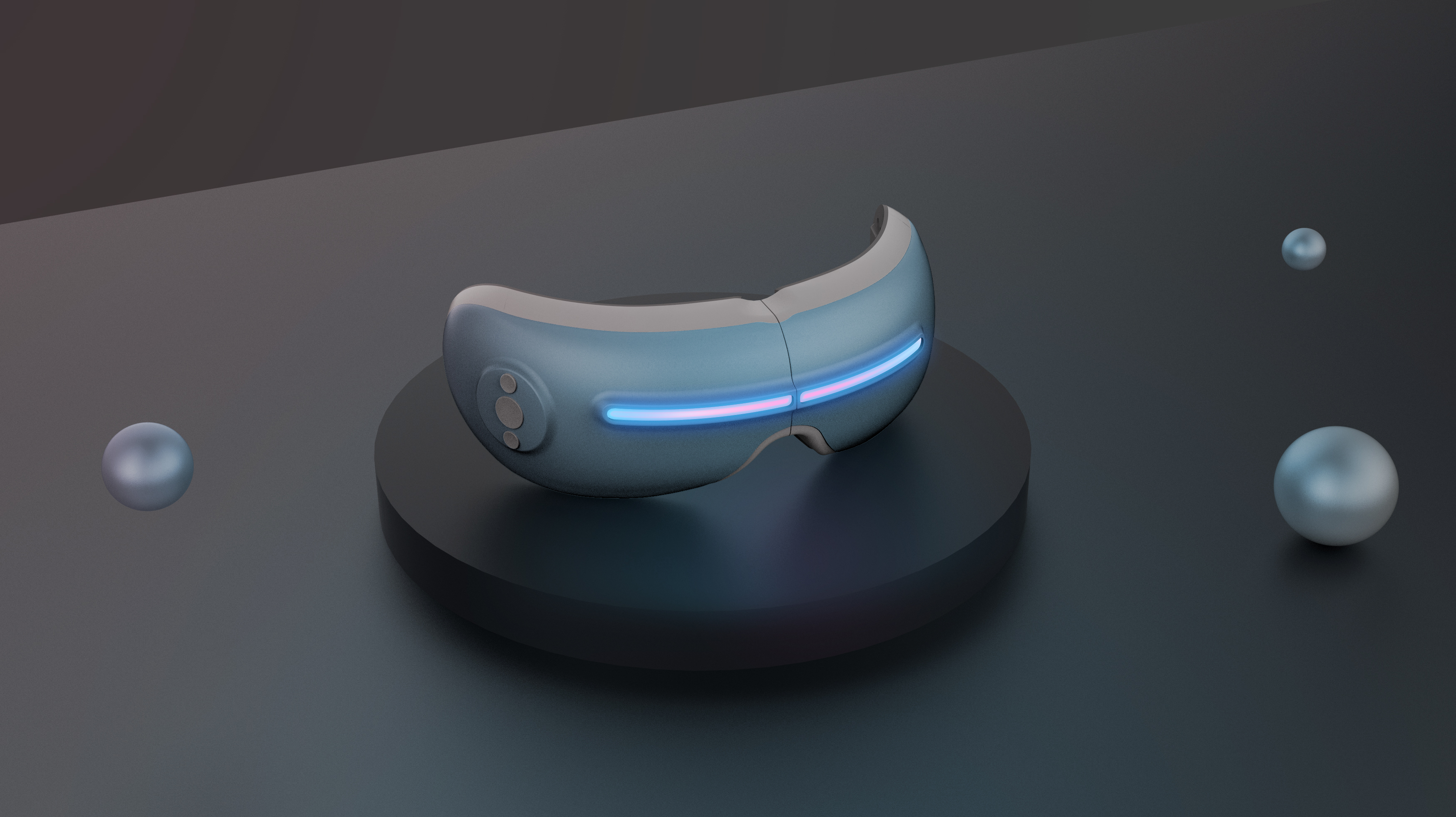 Design of eye massage instrument，