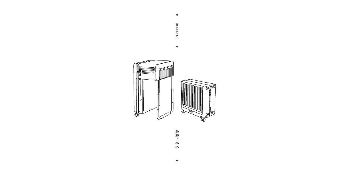 Dongjun Kim，ROOO，行李箱，银白色，可变性，