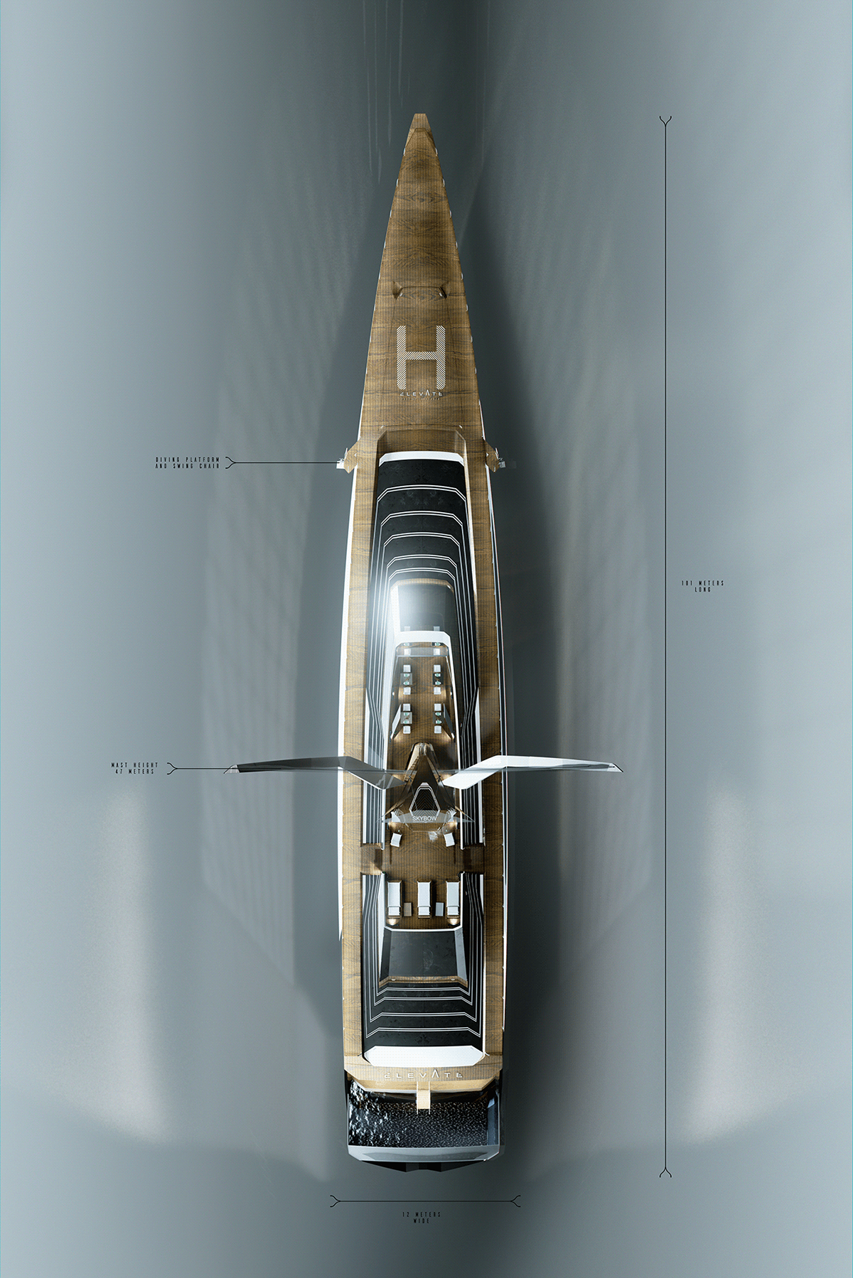 elevate,hullform,nvisive,轮船设计,船,白色