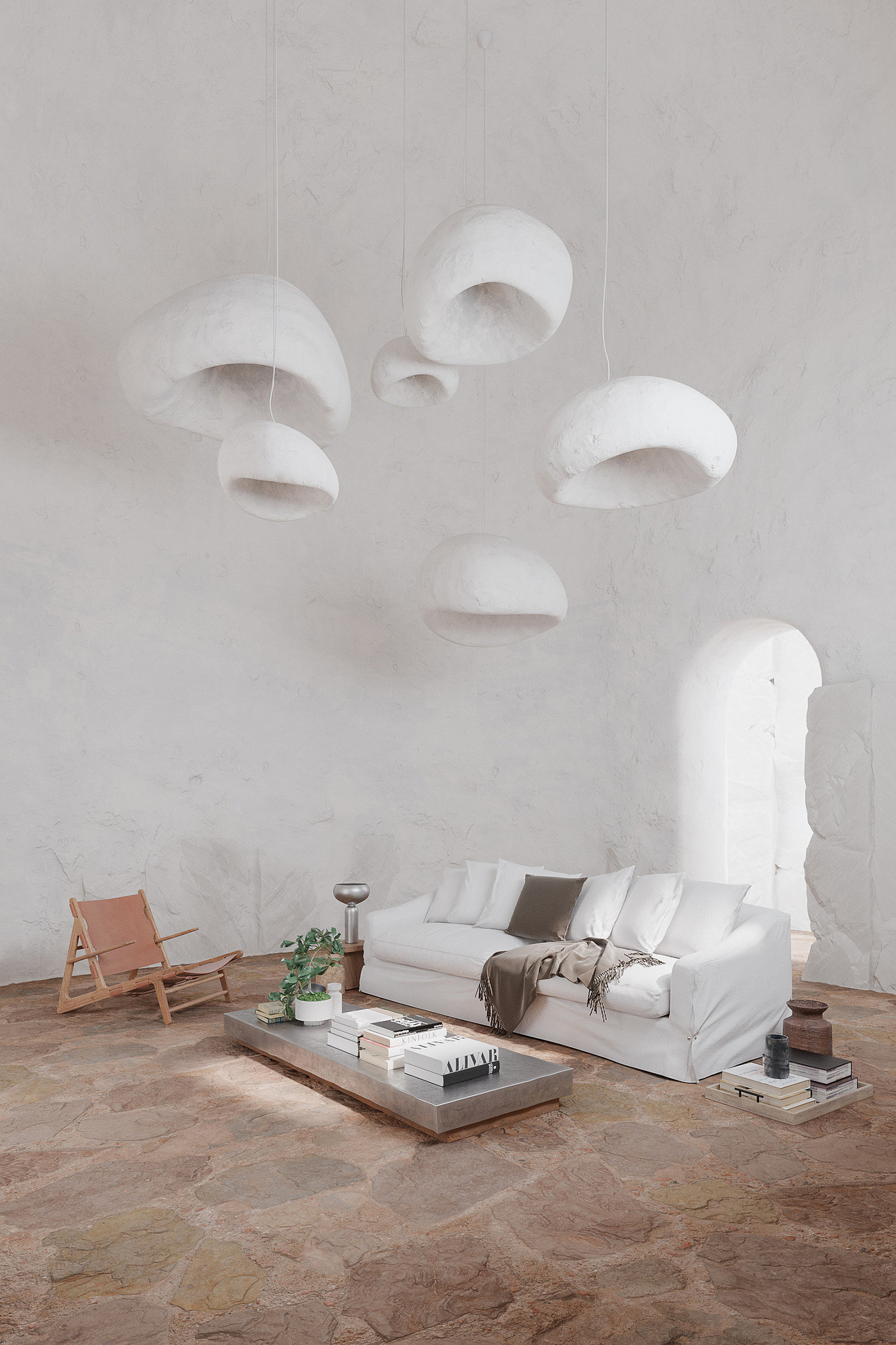 Khmara，lamps and lanterns，white，cloud，fairy tale，