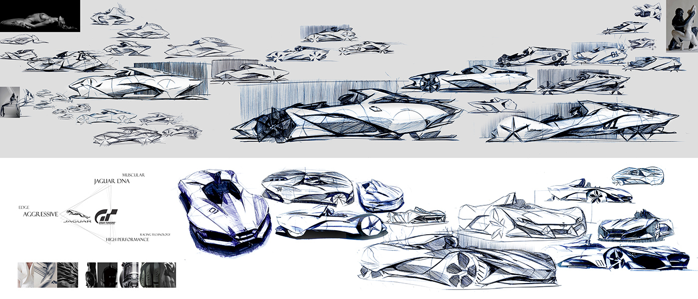 Automatic design，Hand drawn，concept，sketch，industrial design，