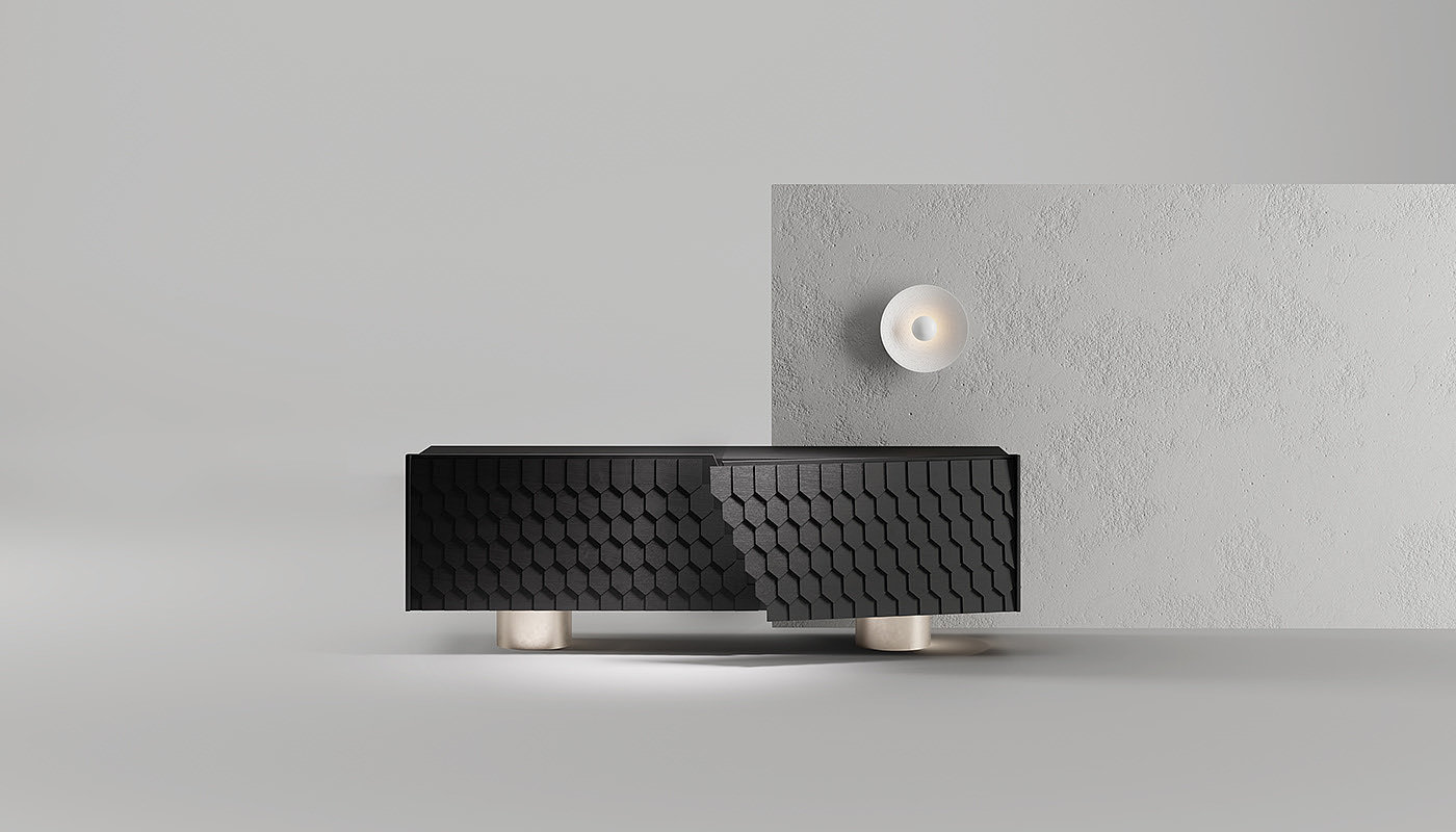 furniture，cabinet，black，Romanticism，nation，