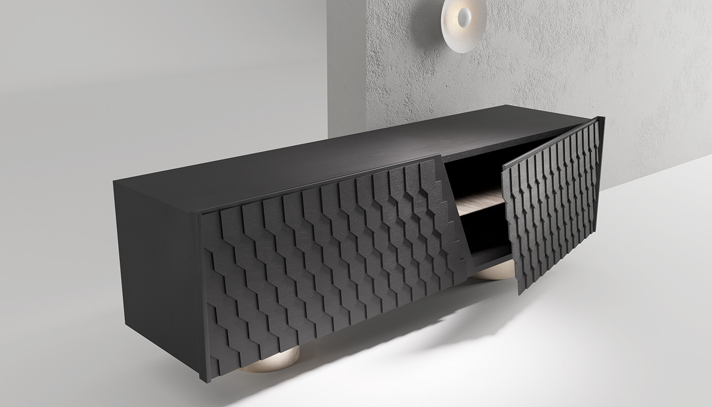 furniture，cabinet，black，Romanticism，nation，