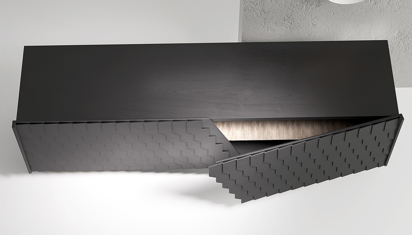 furniture，cabinet，black，Romanticism，nation，