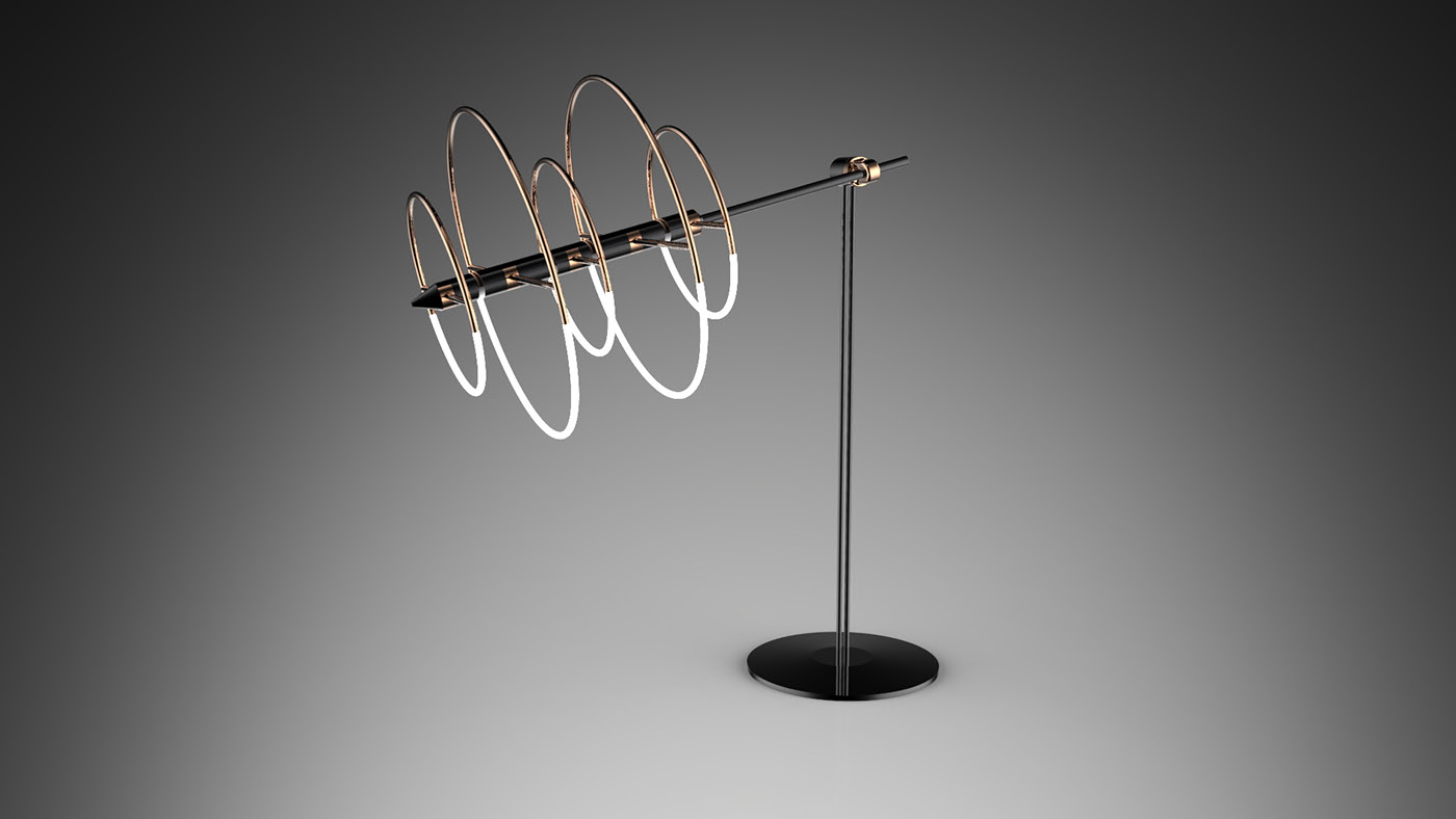 lamp，lighting，satellite，Sense of future，