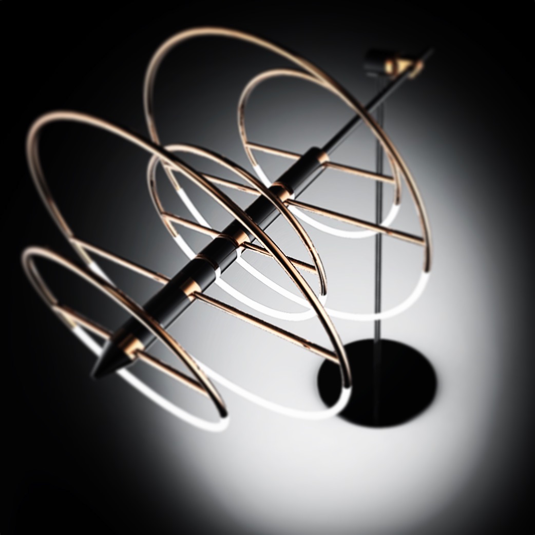 lamp，lighting，satellite，Sense of future，