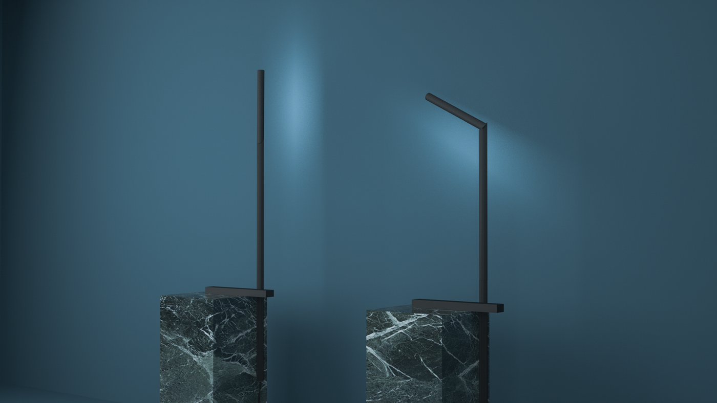 Desk lamp，lighting，Extremely simple wind，Induction，