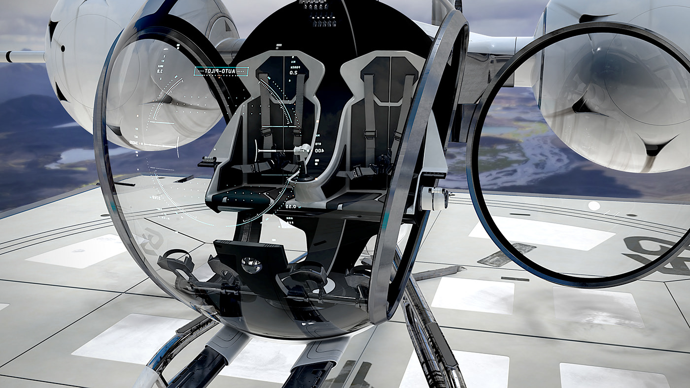 airship，Futurism，3D modeling，Render，Digital，