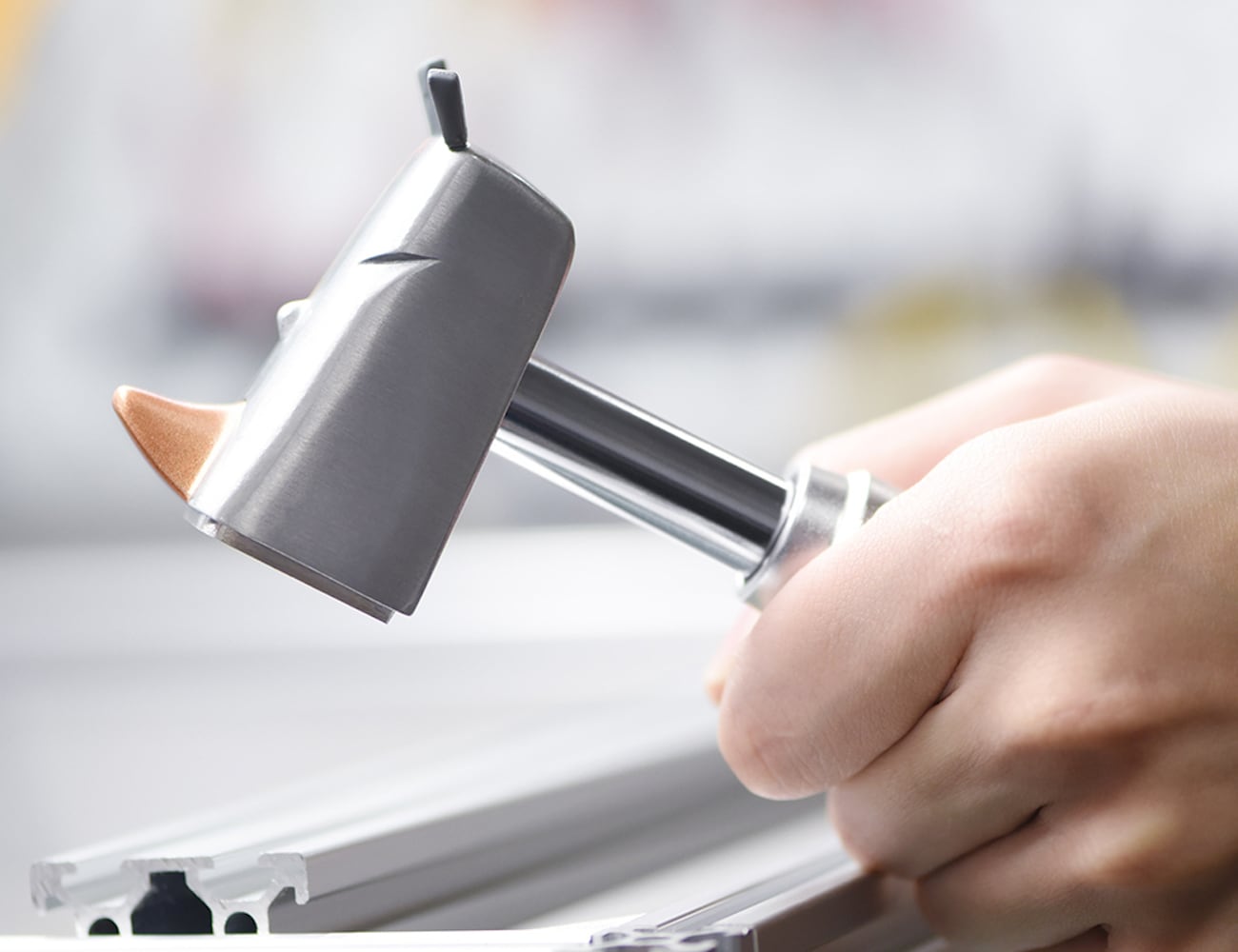 hammer，Small，rhinoceros，lovely，aluminium，