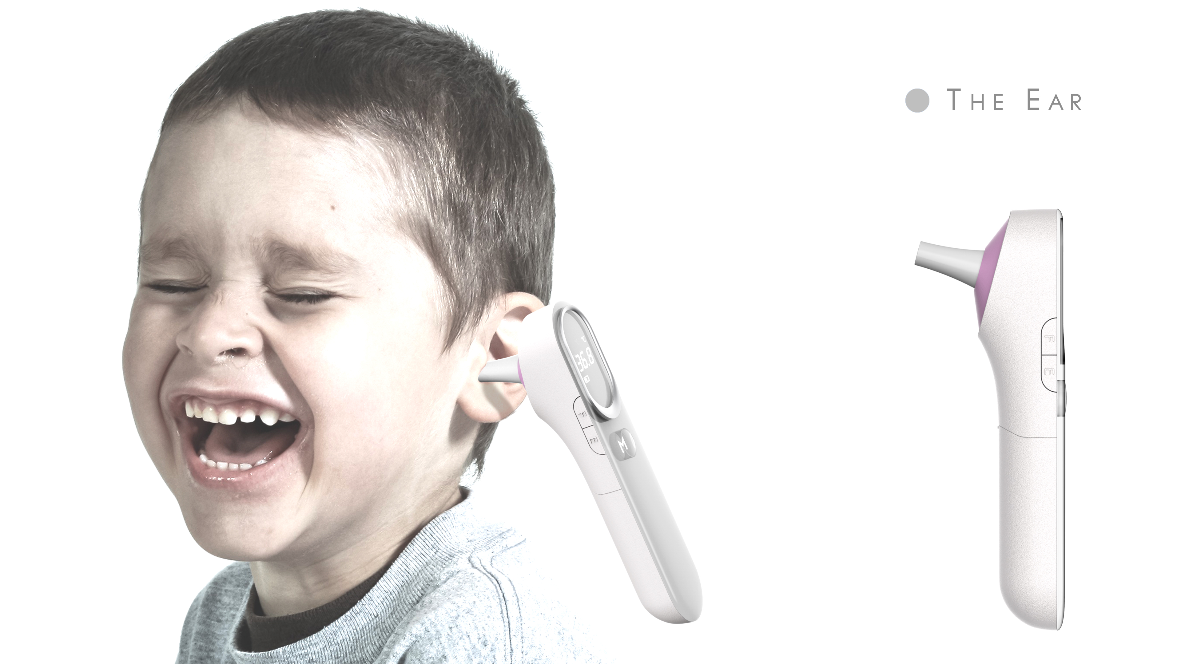 Ear temperature gun, forehead temperature gun，