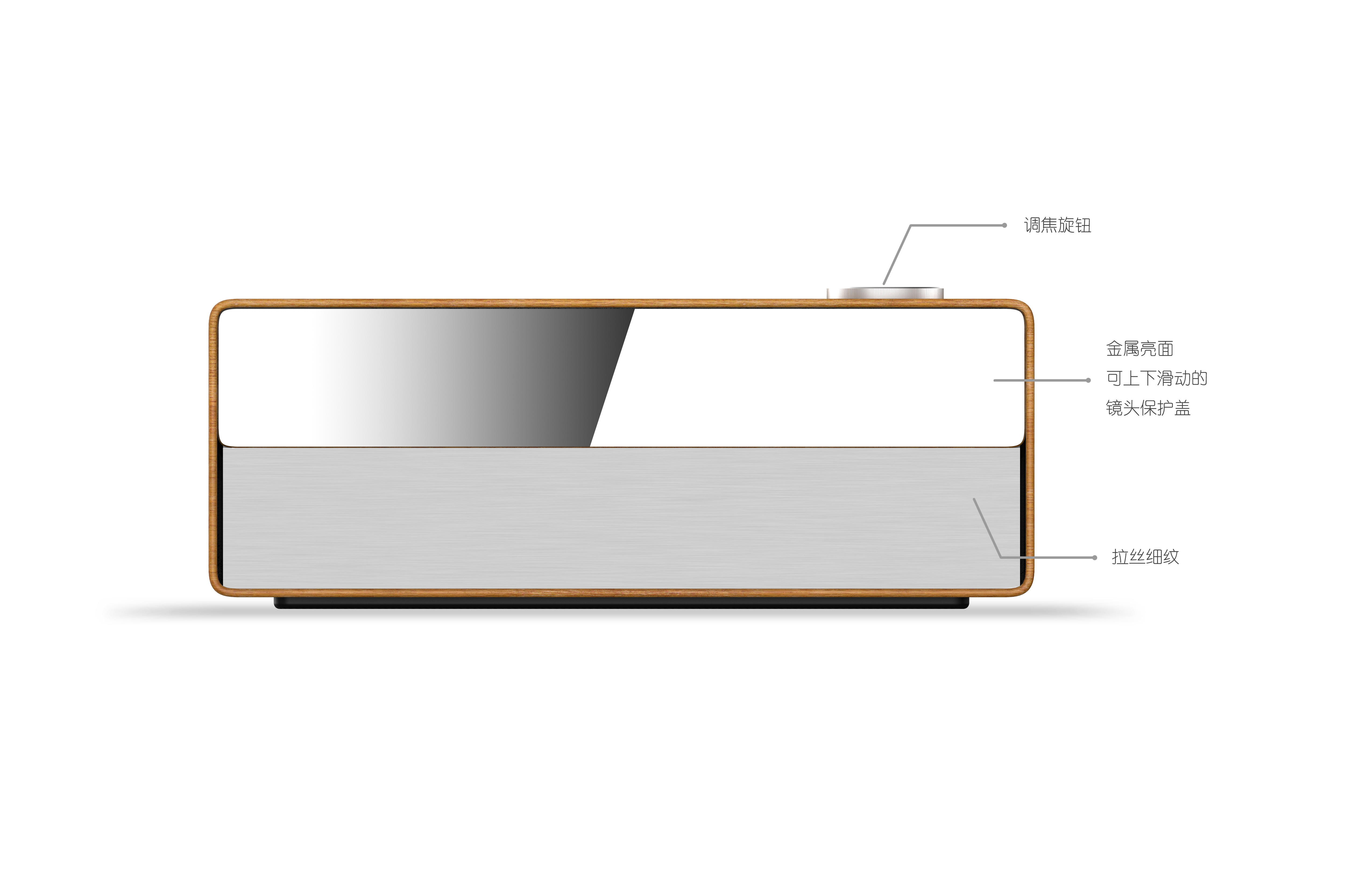 Projector, wood, speaker，