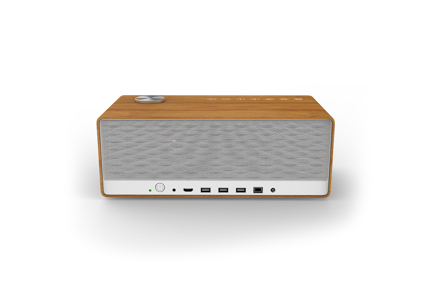 Projector, wood, speaker，
