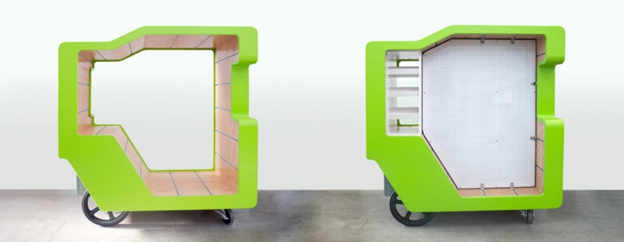 modular，Hawker，street，wheelbarrow，Design，city，