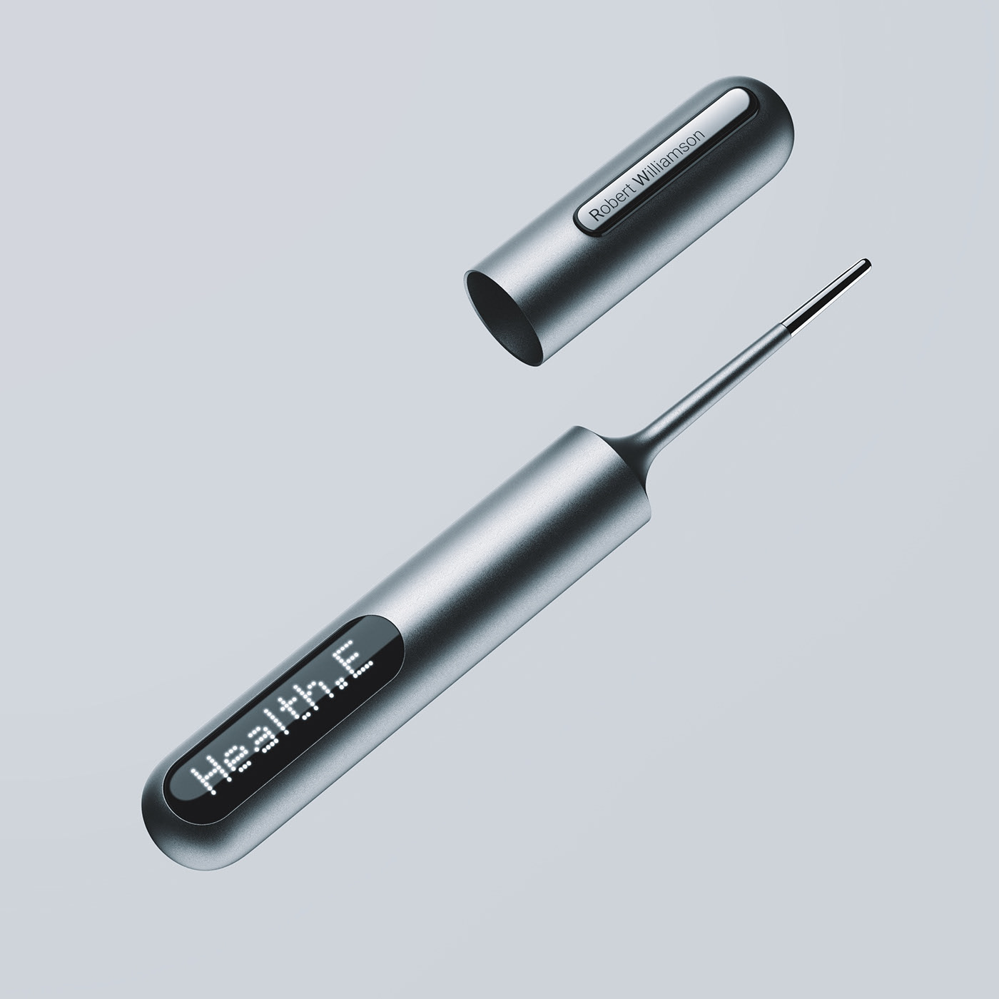 Health-E，thermometer，number，packing design，