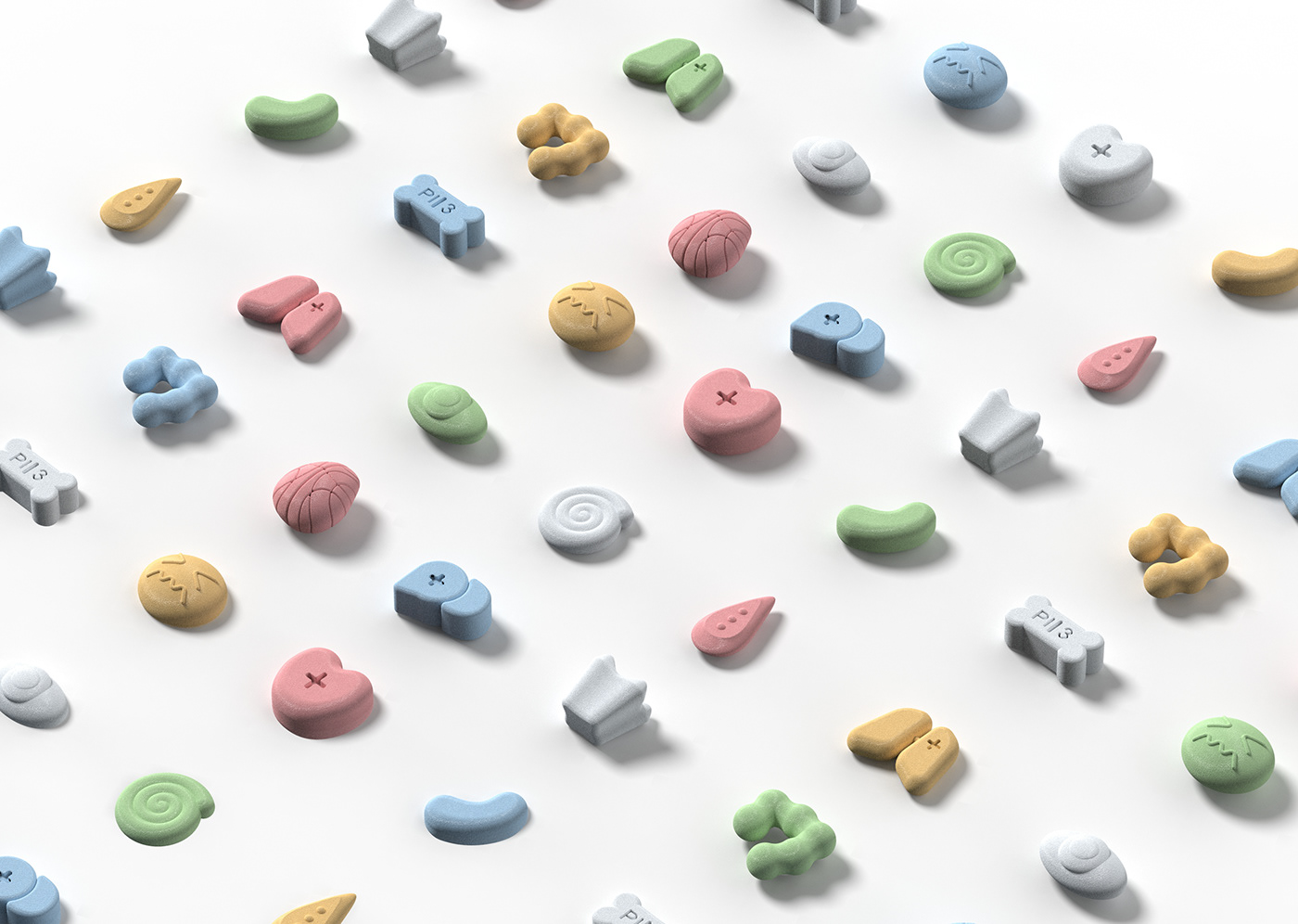 Pimoji，Pimoggi，human organ ，shape，