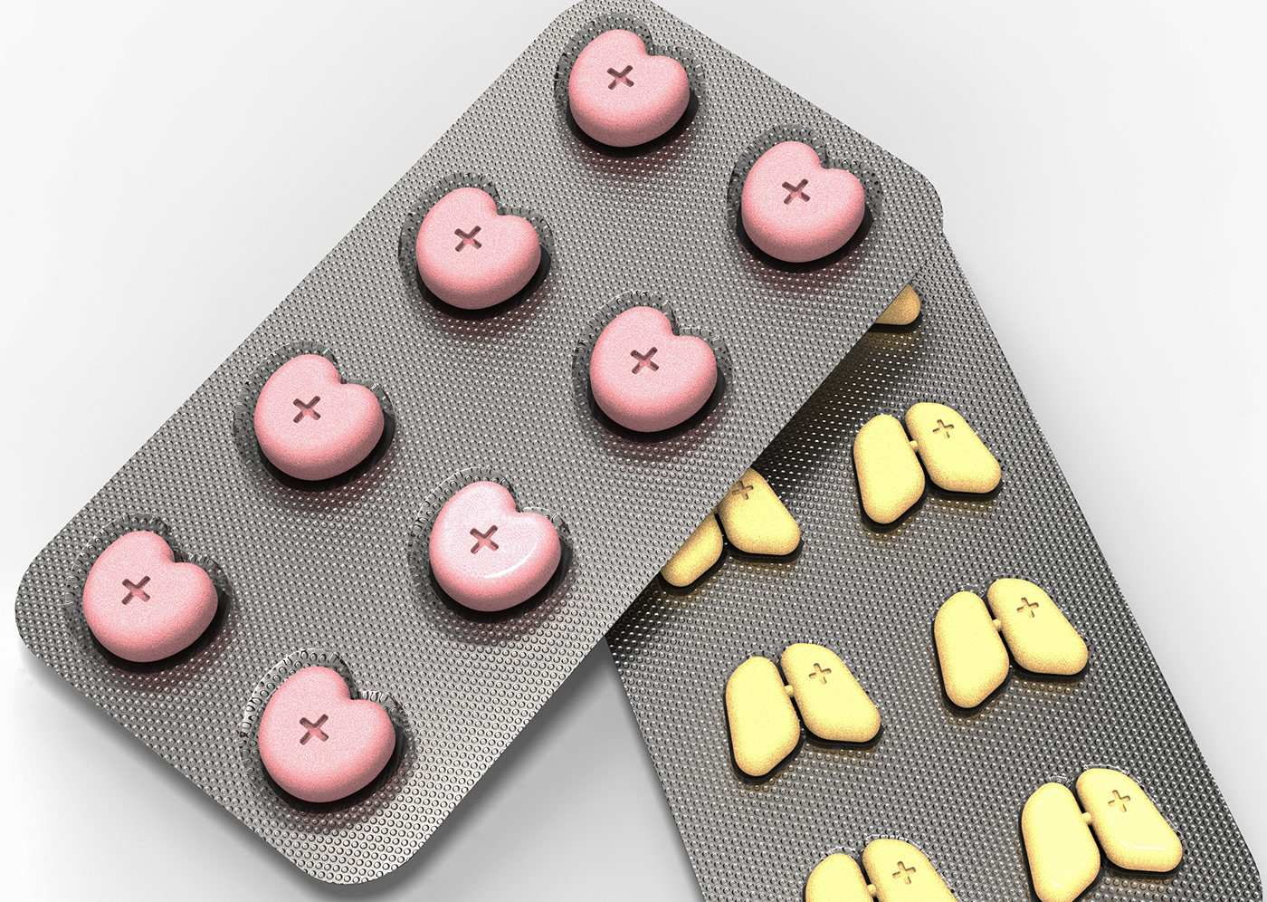 Pimoji，Pimoggi，human organ ，shape，