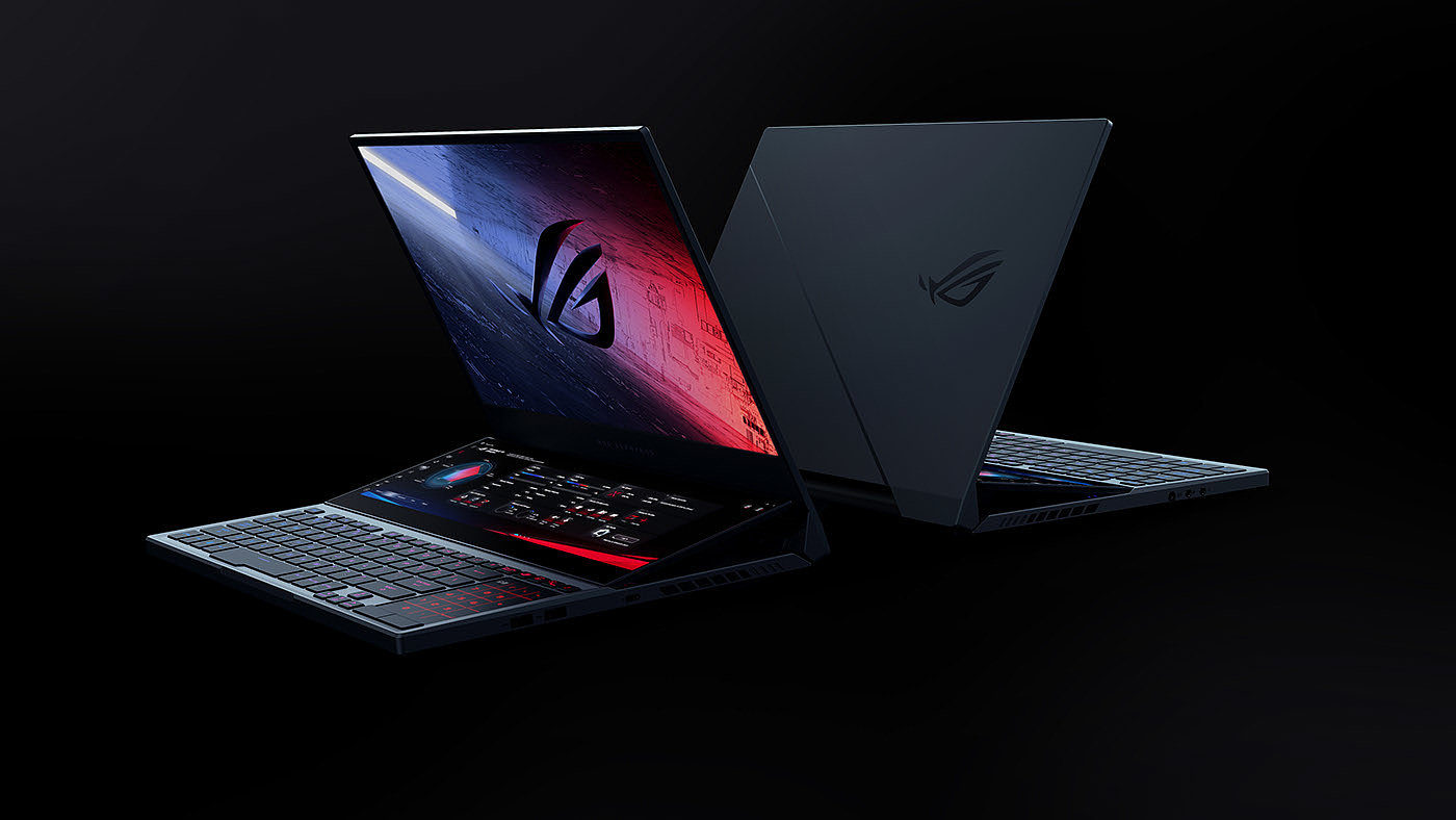 笔记本，电脑，双屏幕，ROG ZEPHYRUS DUO 15，游戏本，