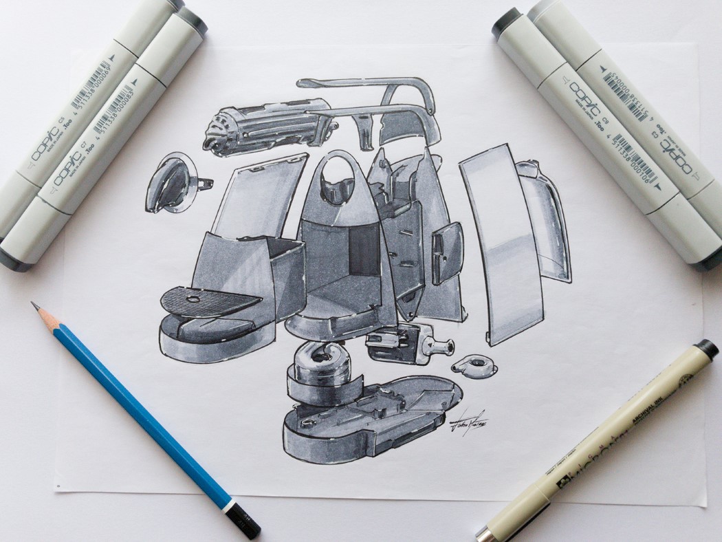 Coffee machine，concept，automobile，Bugatti Etiron，