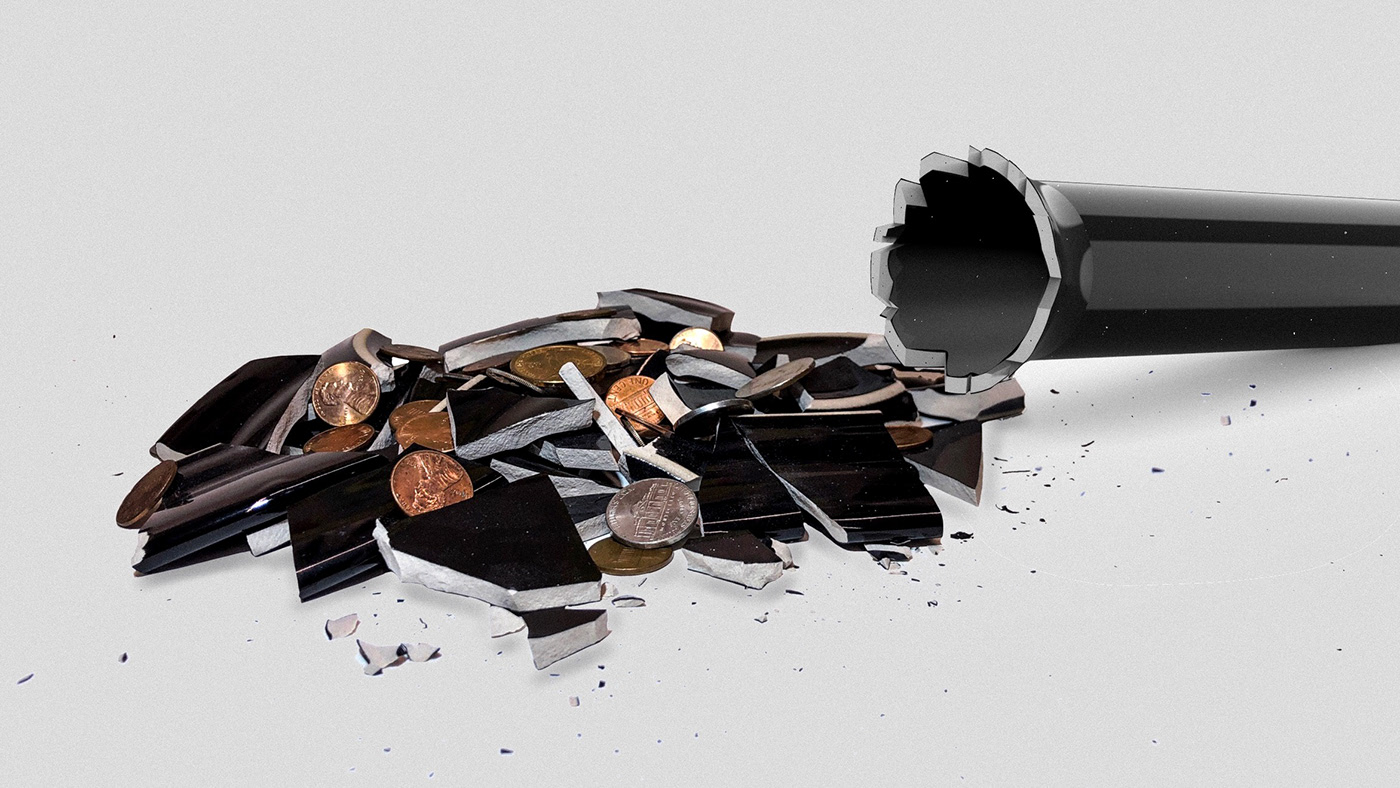 Hammer Bank，Piggy bank，Unconscious design，