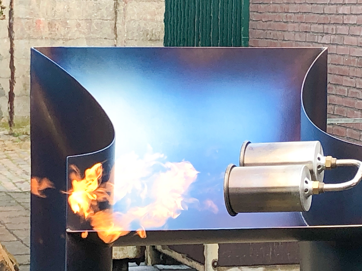 One Curve Chair，Roast blue，curve，