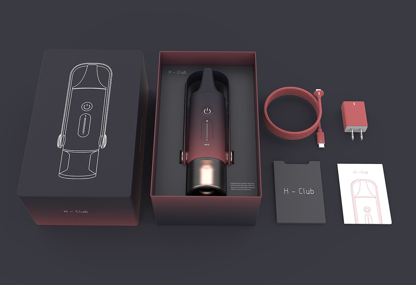 Sense of quality，fold，hair drier，