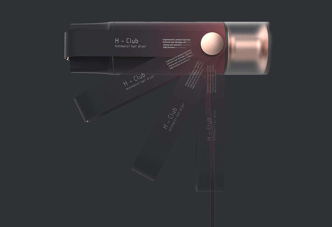 Sense of quality，fold，hair drier，