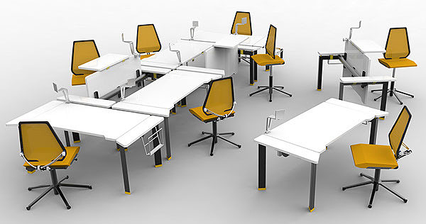 桌椅，设计，创意，办公，家具，